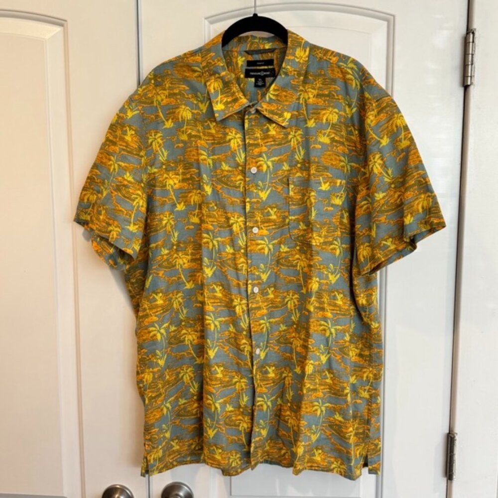Hawaiian Tropical Print Shirt - Mens XL